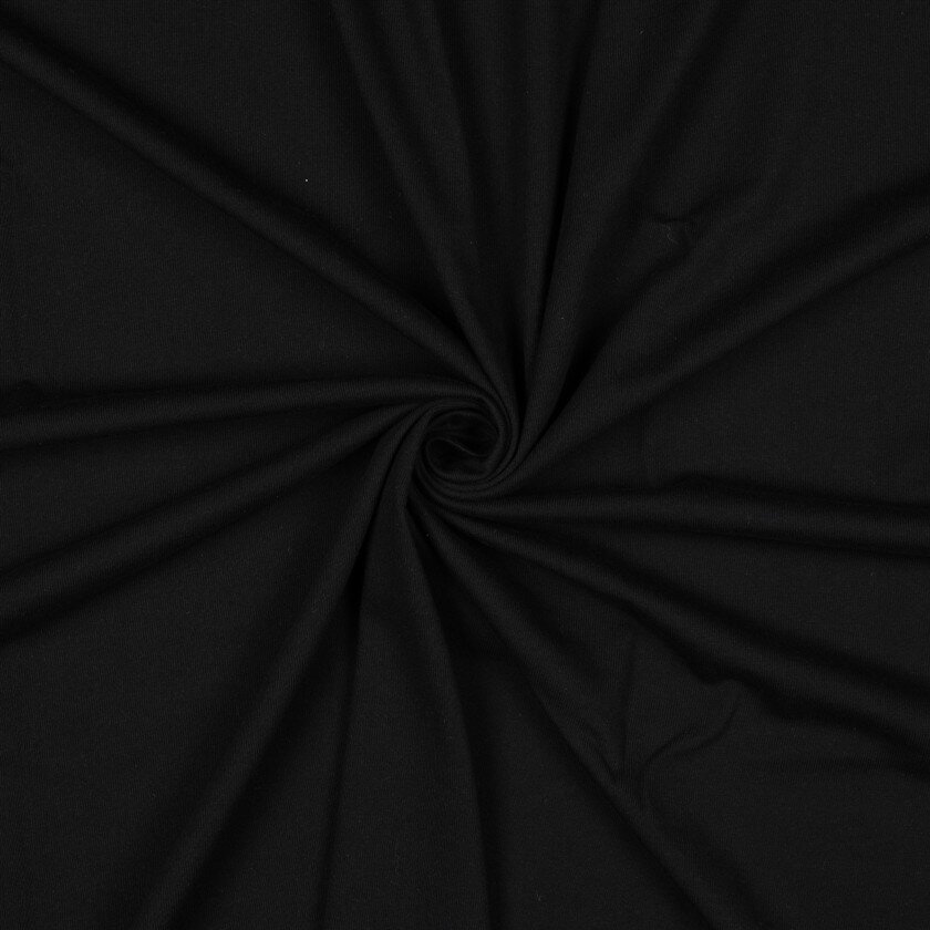 Baumwolljersey 100% Organic - schwarz