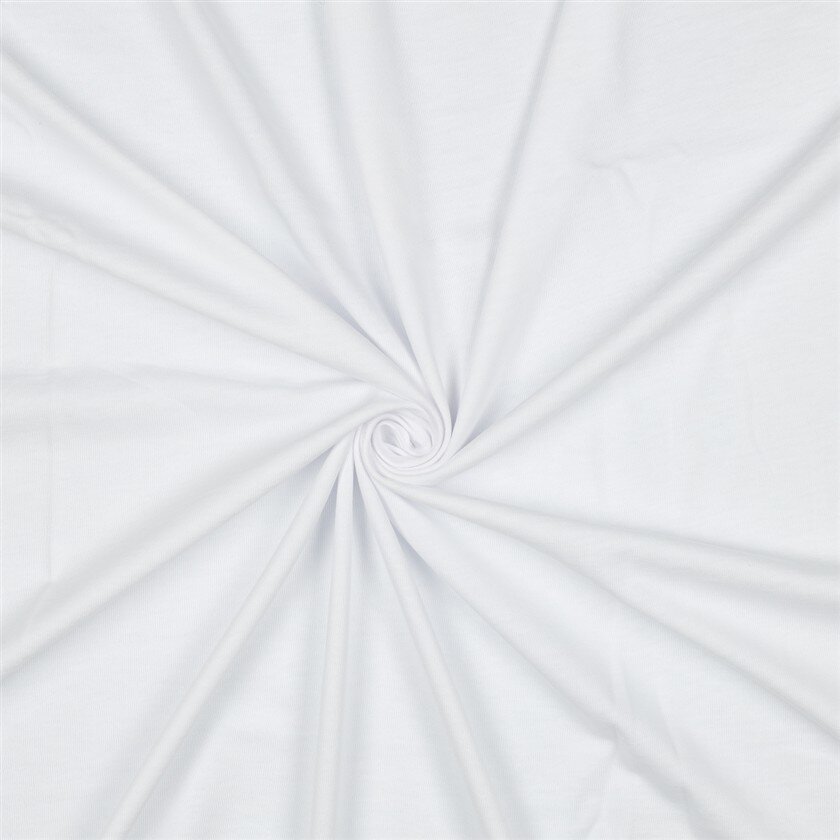 Baumwolljersey 100% Organic - weiß