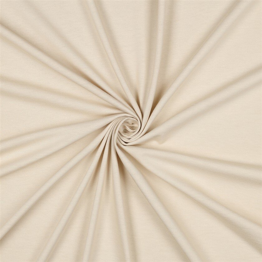 Baumwolljersey 100% Organic - hellsand