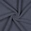Teddystoff Doppelseitig Uni - jeansblau