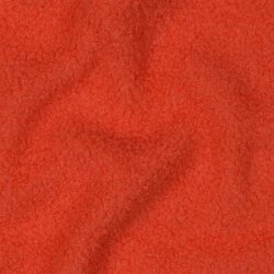 Teddystoff Doppelseitig Uni - orange