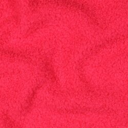 Teddystoff Doppelseitig Uni - neonkoralle