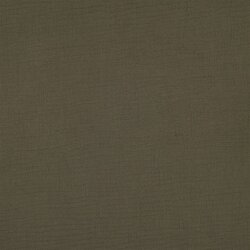 Musselin Uni *Gerda* BIO~Organic - dunkelmoosgrün