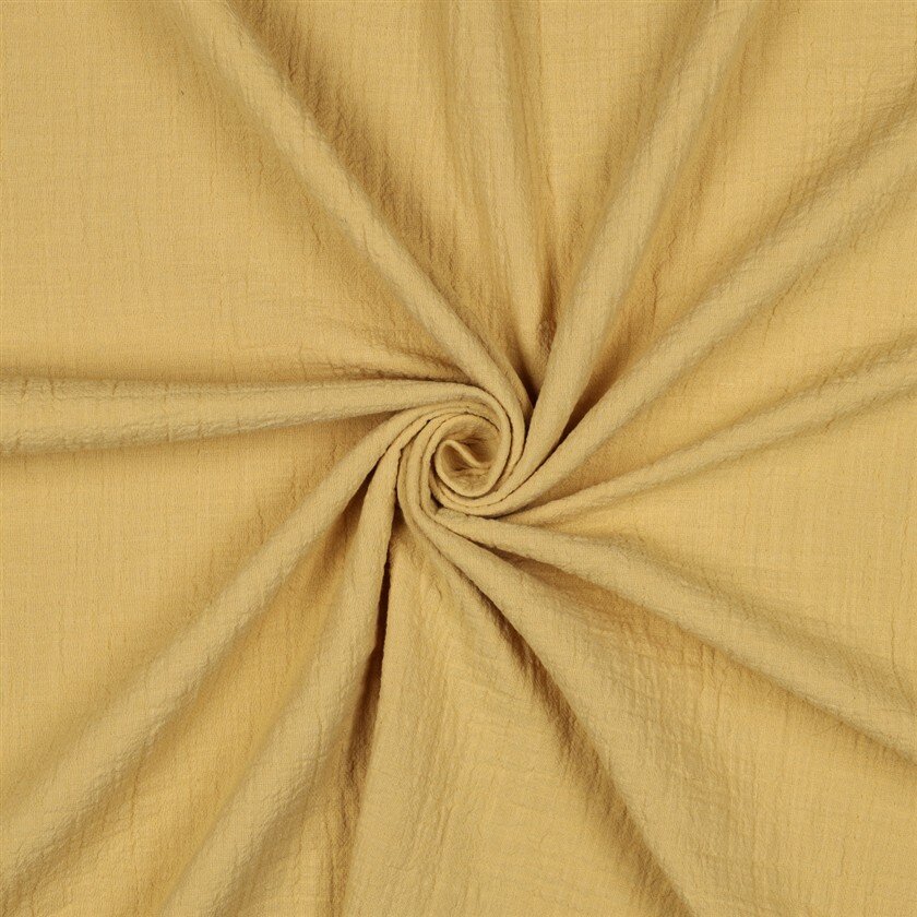Musselin Slub - currygelb