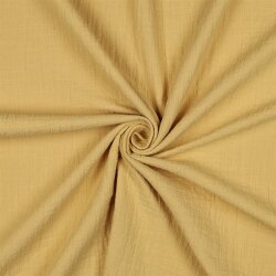 Musselin Slub - currygelb