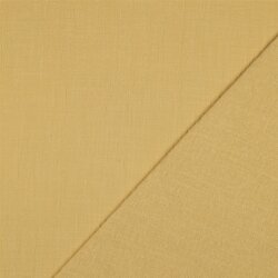 Musselin Slub - currygelb