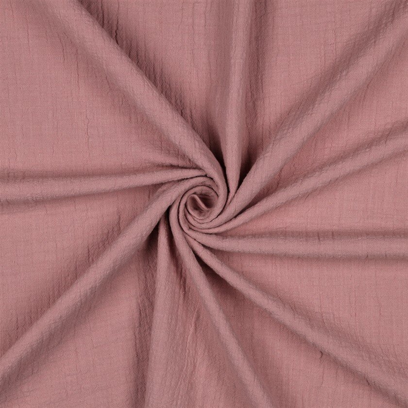 Musselin Slub - antikpink
