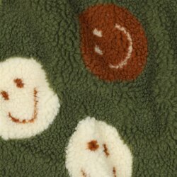 Teddystoff HAPPY FACES - GREEN