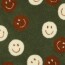 Teddystoff HAPPY FACES - GREEN