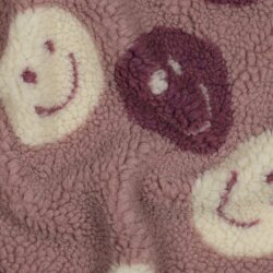 Teddystoff HAPPY FACES - MAUVE