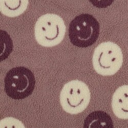 Teddystoff HAPPY FACES - MAUVE
