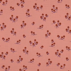 Musselin Blume Mia - pfirsich