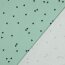 Rippenjersey Herzregen - mint