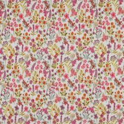 Rippenjersey Digital Blumenwiese - pink