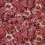 Baumwolljersey Digital Blumen - dunkelrot
