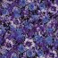 Baumwolljersey Digital Blumen - dunkelblau