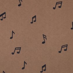 Wintersweat Musiknoten - kamel