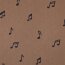Wintersweat Musiknoten - kamel