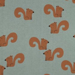 Wintersweat Eichhörnchen - altgrün