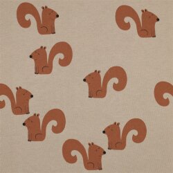 Wintersweat Eichhörnchen - sand