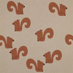 Wintersweat SQUIRRELS - sand