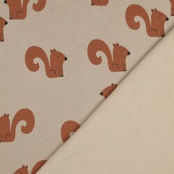 Wintersweat SQUIRRELS - sand