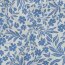 Baumwolljersey Blumenwind - hellblau/weiß