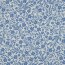Baumwolljersey Blumenwind - hellblau/weiß
