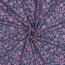 Baumwolljersey Blumenwind - dunkelpetrol/hellpink