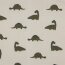 Musselin BIO~Organic Dinos - natur/oliv