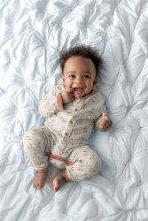 Baumwolljersey  Bio~Organic Hasen - natur