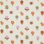 Waffeljersey bunte Blumen - altweiß