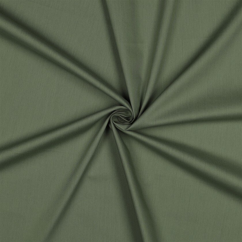 Baumwoll Viskose Mix - oliv