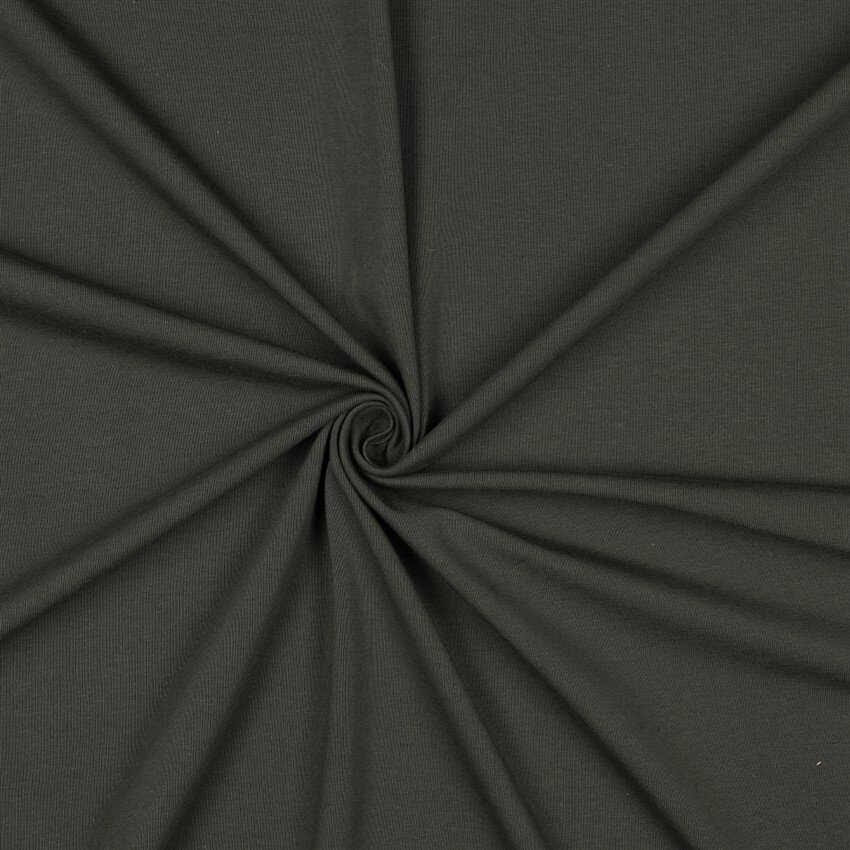 Baumwolljersey Bio~Organic *Gerda* - jagdgrün