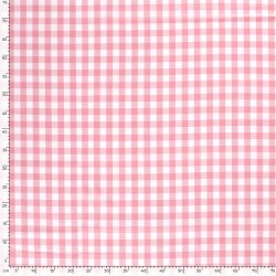 Baumwollpopeline garngefärbt Vichy Karo??mm - rosa