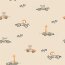 Regenjackenstoff Digital Tiere in Rennwagen - sandbeige