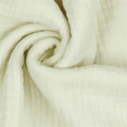 0,5 Meter - Dreilagiger Baumwoll Musselin Bio~Organic -...