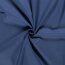 0,6 Meter - Baumwollstoff Fahnentuch Cretonne *Marie* Uni - mittel jeansblau