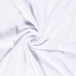 0,5 Meter - Nickistoff *Marie* Uni - weiss