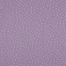 Musselin kleine Punkte - altmauve