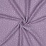 Musselin kleine Punkte - altmauve