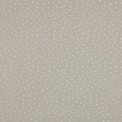 Musselin kleine Punkte - hellsand