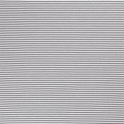 0,7 Meter - Baumwolljersey   Streifen 5mm - steingrau