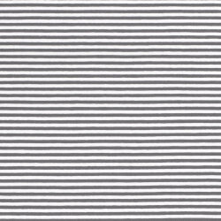 0,7 Meter - Baumwolljersey   Streifen 5mm - steingrau