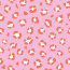0,9 Meter - Baumwollpopeline Leotupfen - rosa