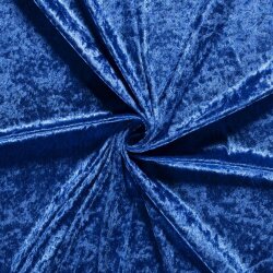 0,5 Meter - Pannesamt *Marie* Uni - royalblau