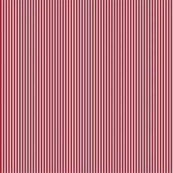 0,5 Meter - Baumwollpopeline Streifen - rot