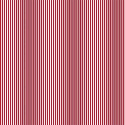 0,3 Meter - Baumwollpopeline Streifen - rot