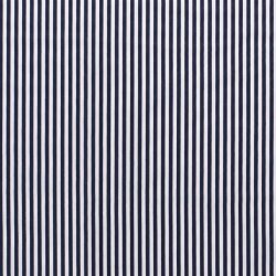 0,9 Meter - Baumwollpopeline Streifen 5mm - nachtblau