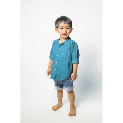 0,9 Meter - Baumwollpopeline *Vera* Uni - schwarz